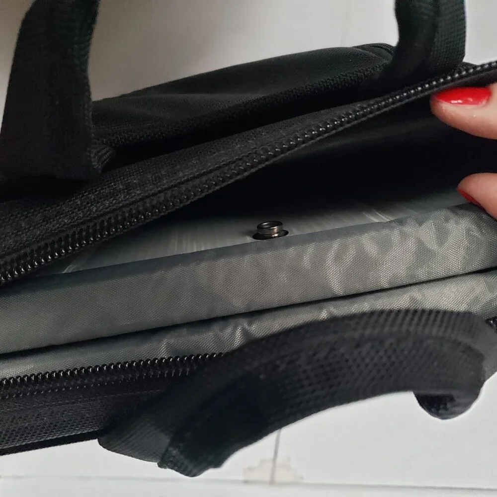 Brenthaven Zero Impact Cushioned Briefcase Carry Laptop Bag In Black